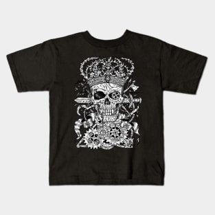 Mystic Skull (6) Hand Drawn Original Artwork. Kids T-Shirt